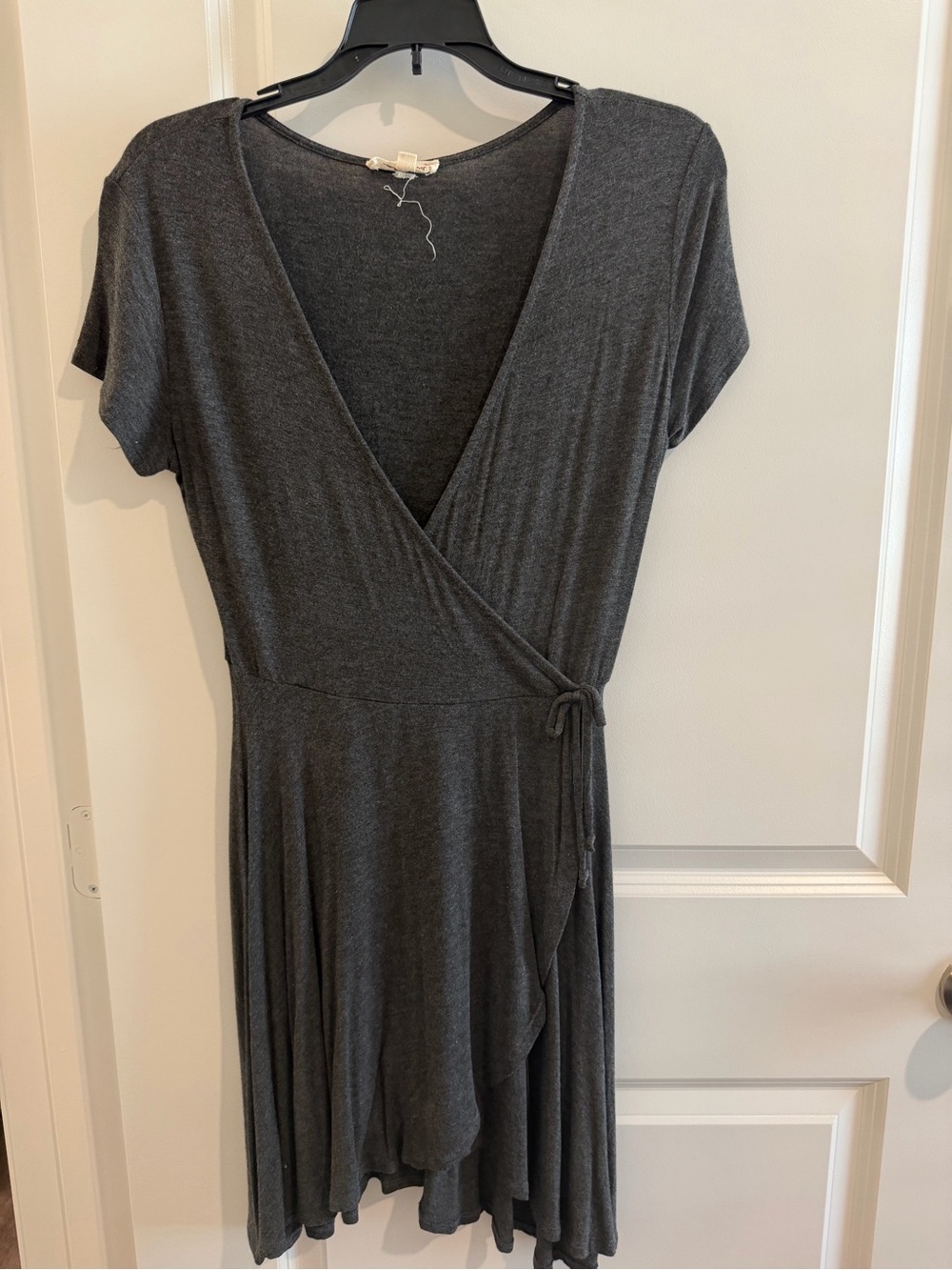 Rolla Coster Charcoal Gray Wrap Dress